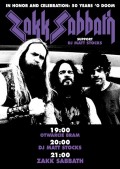 Zakk Sabbath - czasówka koncertu