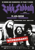 UWAGA - pierwszy polski koncert Zakk Sabbath WYPRZEDANY