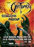 OBITUARY / Holy Moses / Avatar - Warszawa, Kraków