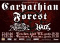 CARPATHIAN FOREST / Keep Of Kalessin / Hate - Wrocław, Warszawa